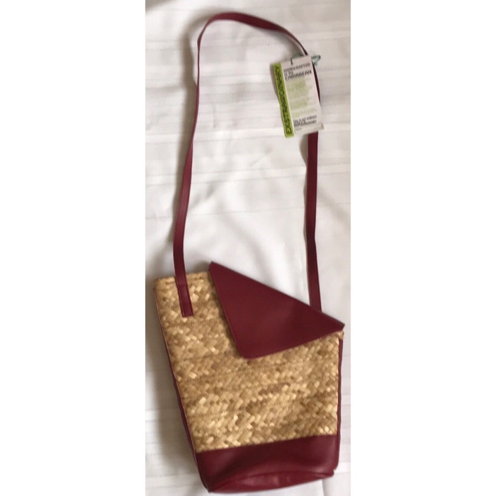 Handmade straw bag